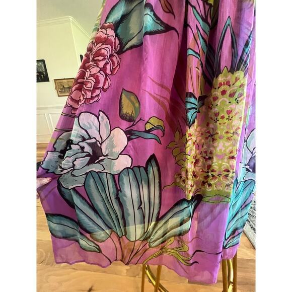 JESSICA TAYLOR GARDEn PARTY FLORAL LINED DRESS WOMENS PLUS SIZE 3X - Picture 5 of 9